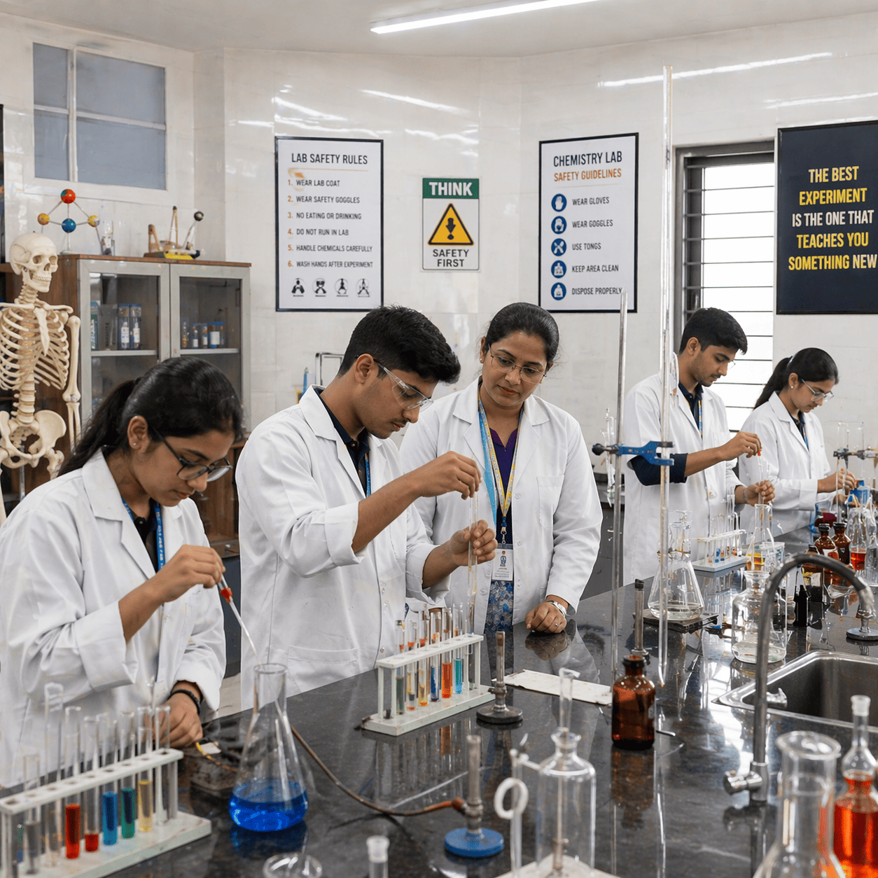Modern Science Labs at Champions Career Academy Washim